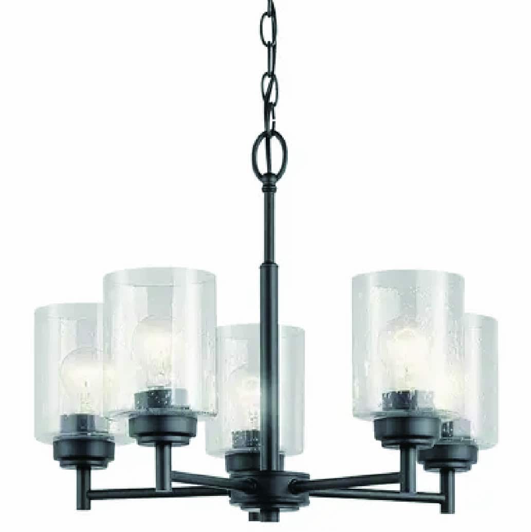 Entry Chandelier — Winslow-bk