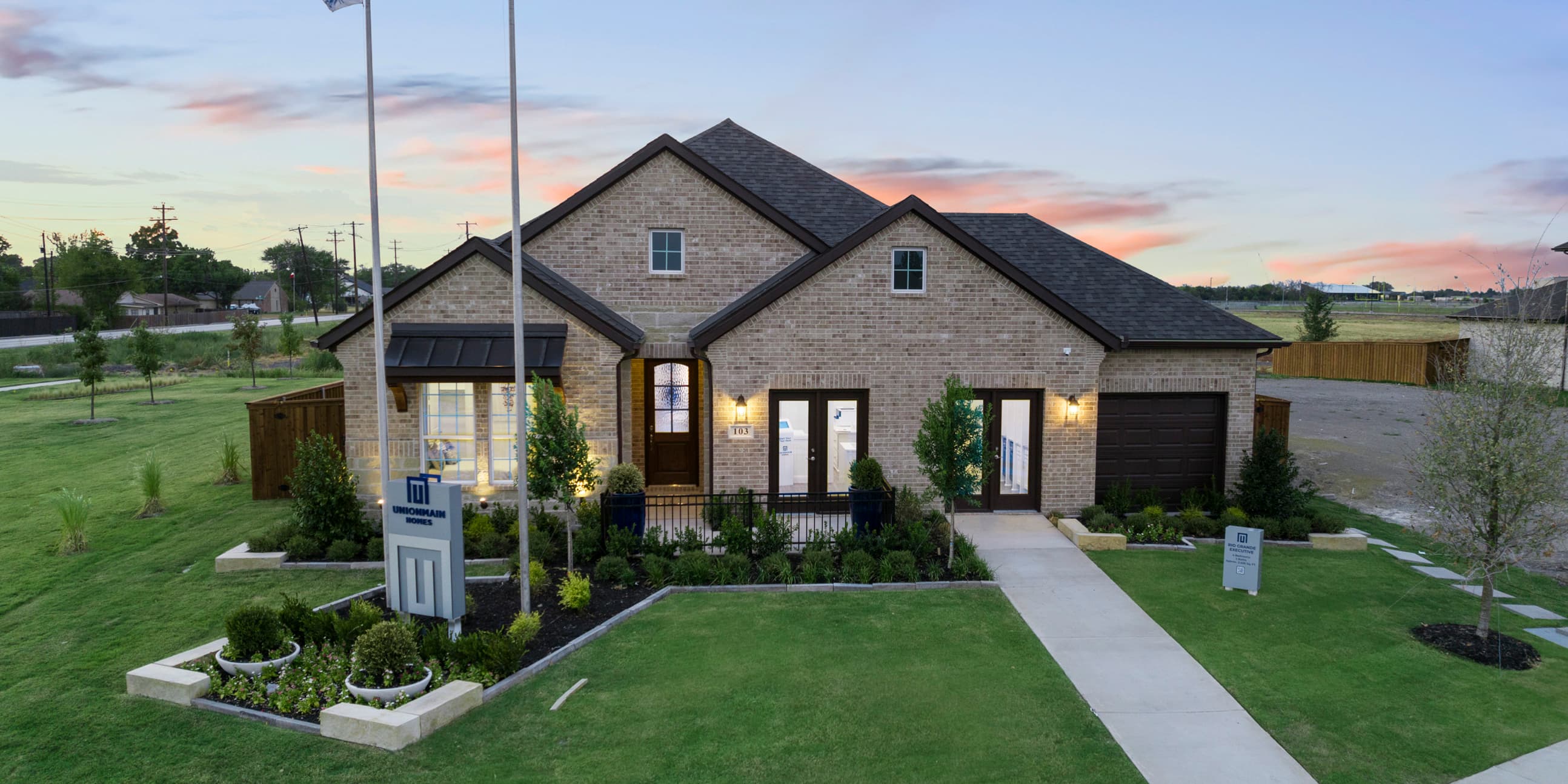 Brookville Estates model home