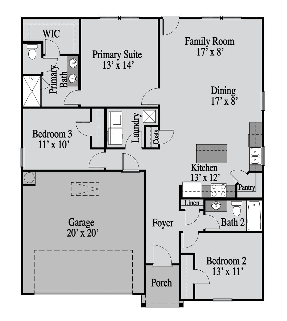 Dalton 1st Floor floor plan