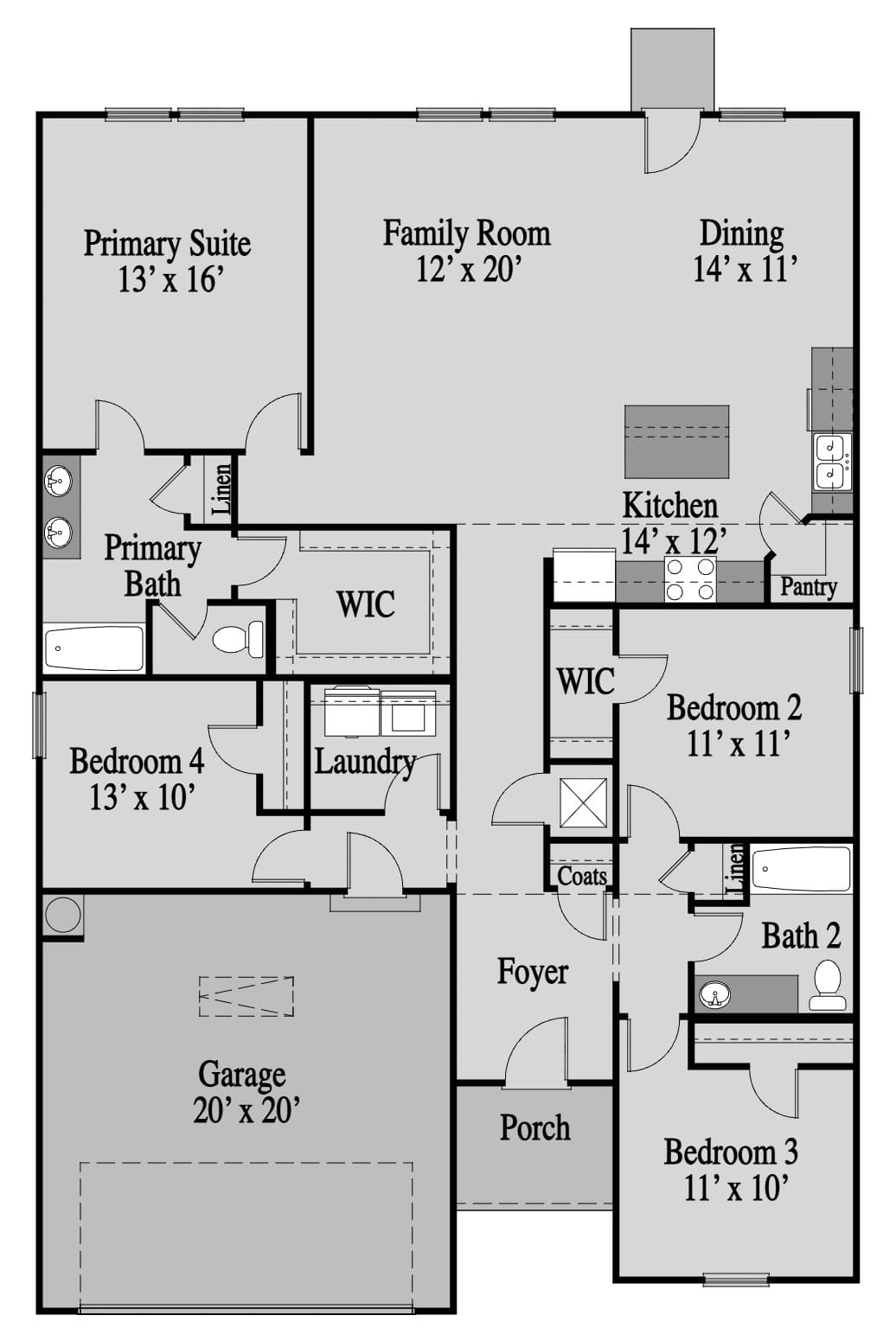 Macon 1st Floor floor plan