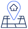 A blue line icon with "Build Your Own Home" on it.