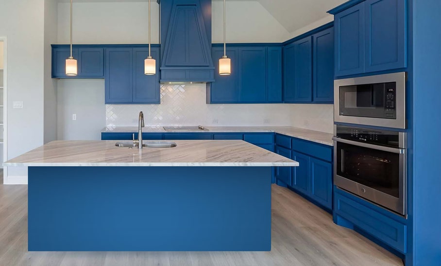 Blue Cabinets