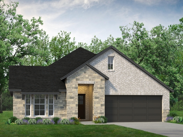 A rendering of a two-story home with a garage at 220 Hope Orchards Dr.