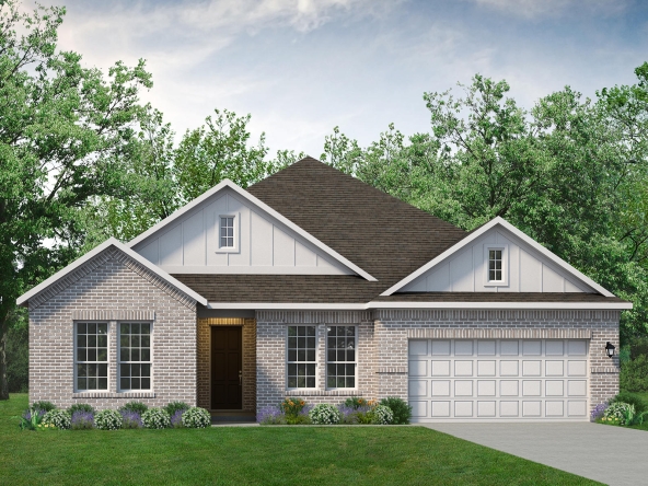 A rendering of a two-story home with a garage at 3226 Malcolm Rd.