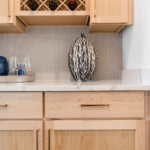 Stained Cabinets with Upgraded Hardware