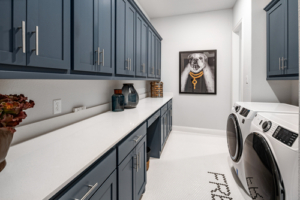 Built In Laundry Storage Upgrade