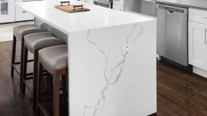 Waterfall Island & Countertop Upgrades
